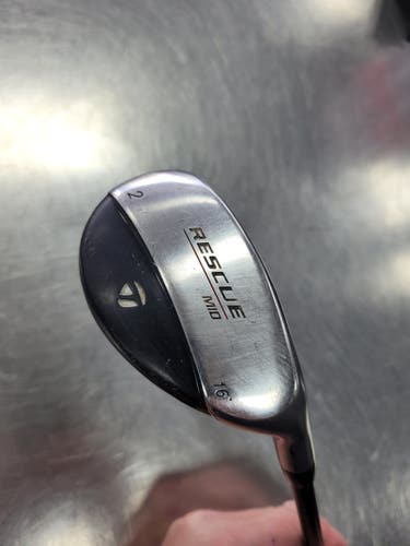 Used Taylormade Rescue Mid 2 Hybrid Graphite Stiff Golf Hybrids