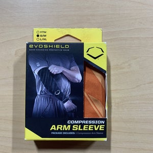 Orange Compression Arm Sleeve size S/M