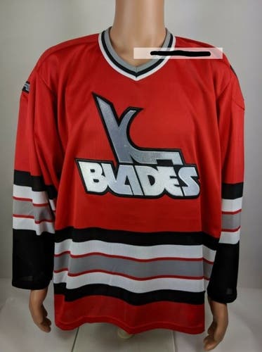 Very Rare Kansas City Blades Men's Used 2XL Jersey