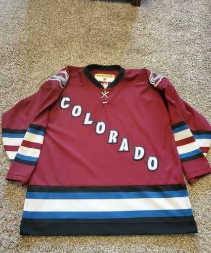Rare 3rd Jersey Colorado Avalanche  Men's Used Medium Koho Jersey