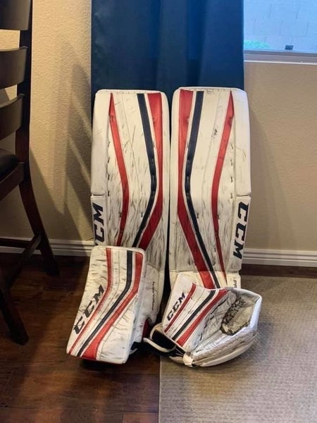 CCM Premier Pro Return 35+2" Full Set, CCM Chest Protector, CCM Goalie Pants, Warrior Goalie Stick