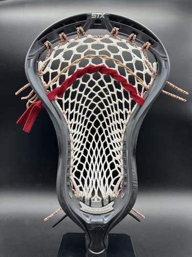 Black New Attack & Midfield STX Strung Stallion Omega Head