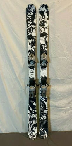 Armada Coda 143cm Twin-Tip All-Mountain Freestyle Skis w/Marker M 900 Bindings