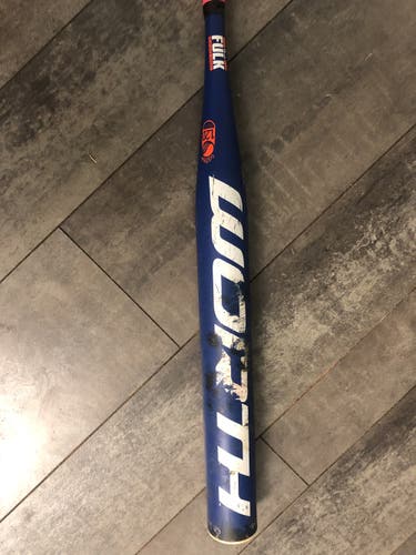 Blue Used Adult 2015 WORTH FULK 220 RESMONDO SLOWPITCH SOFTBALL BAT USSSA SBF2RU