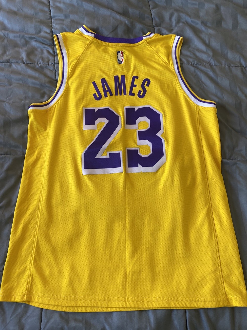 L.A Lakers Yellow Camo Jersey #6 Lebron James