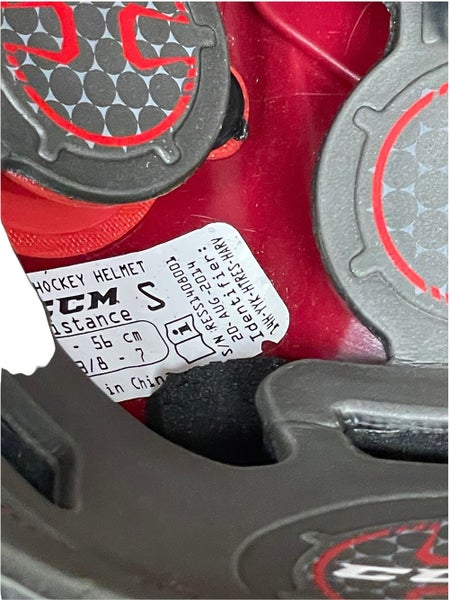 CCM Resistance Small Pro Stock Helmet Harvard Red