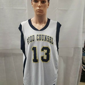 Game Used Good Counsel High School Basketball Jersey The Rock XL