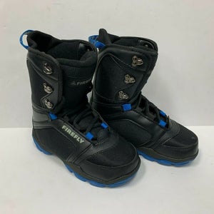 New Firefly snowboard boots black blue boys youth size 23.5 US 5 -  EU 37