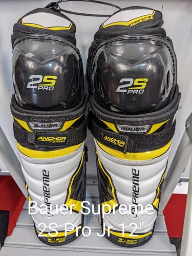 New Junior Bauer Supreme 2SPro 12" Shin Pads