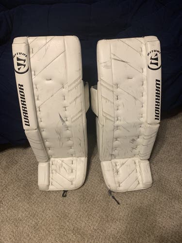 White Senior 32"+1.5” Warrior  Ritual G3 Goalie Leg Pads