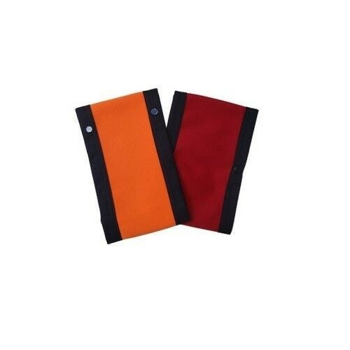 Pair (2) New Force Hockey Referee Jersey Armbands Orange Large shirt