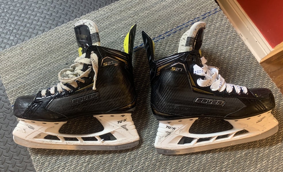 Used Junior Bauer Supreme S27 Hockey Skates Regular Width Size 6.5