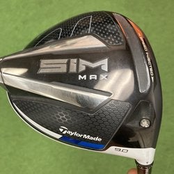 Taylormade Sim Max 9.0* Driver W/ Ventus Blue 6-S Golf Pride
