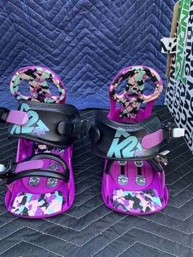 K2 Kat Snowboard Bindings Size Small 3-6 Women’s