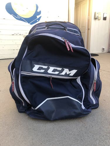 Blue CCM Hockey bag