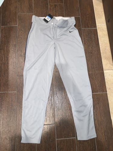 Gray NIKE BASEBALL PANTS size Adult Medium New with Tags