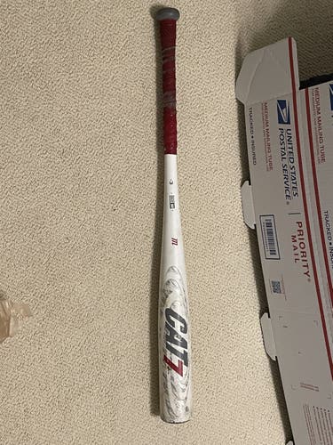 Used High School/College BBCOR Certified 2017 Marucci Alloy CAT 7 Bat (-3) 29 oz 32"