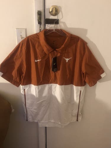 Texas Longhorns Nike mens NCAA 1/2 zip L