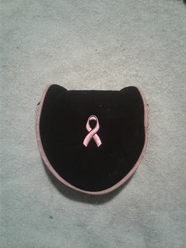 Breast Cancer Awareness Putter Used  Head Cover