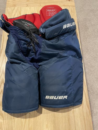 Blue Senior XL Bauer Vapor APX2 Hockey Pants
