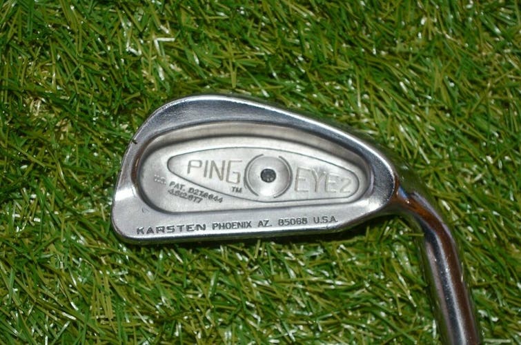 Ping 	Eye 2 Black 	4 Iron 	Right Handed 	38"	Steel Stiff		New Grip