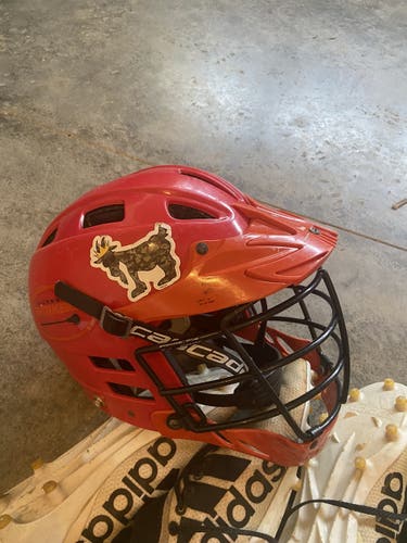 Red Youth Player's Cascade CS Youth Helmet