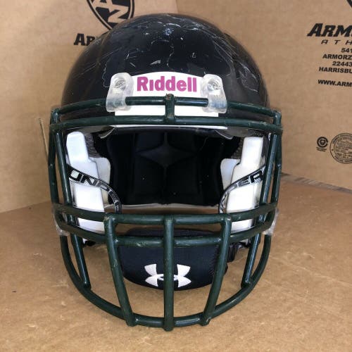 USED RIDDELL ADULT SPEED FOOTBALL HELMET - LARGE - FLAT BLACK