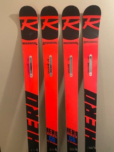 Rossignol Racing Hero FIS GS 188 cm Skis With Bindings Max Din 18