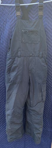 Volcom Big Boys Barkley Bibs Size Medium Black Used