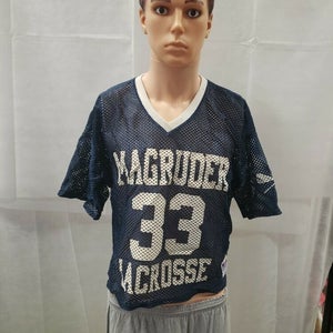 Vintage Magruder High School Game Used Lacrosse Jersey XL