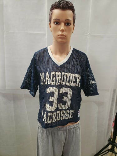 Vintage Magruder High School Game Used Lacrosse Jersey XL