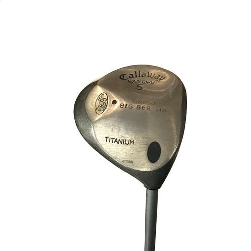 Used Callaway Great Big Bertha War Bird 5 Wood Graphite Stiff Golf Fairway Woods