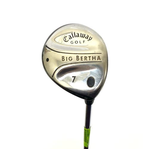 Used Callaway Big Bertha Mens Right 7 Wood Steel Uniflex