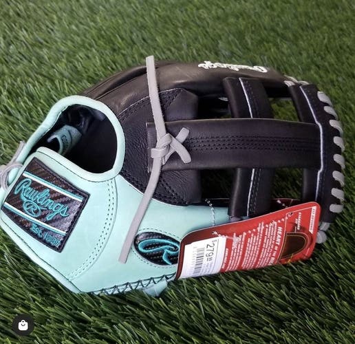 Black New Infield Heart of the Hide 11.5" Baseball Glove