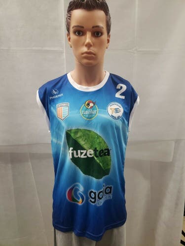 Rare Match Used 2019 Footvolley League Greece National Team Jersey L