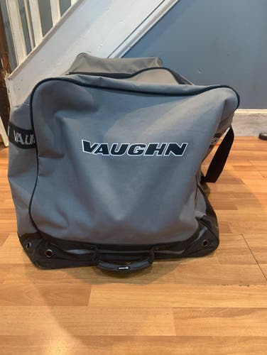 Used Vaughn Goalie Bag With Wheels 43”