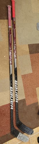 Umass Bauer Left Hand Vapor Hyperlite Hockey Stick 2 pack