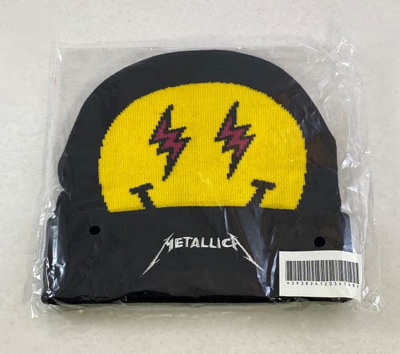 J Balvin x Metallica ComplexCon 2021 Exclusive Black Beanie Embroidered New