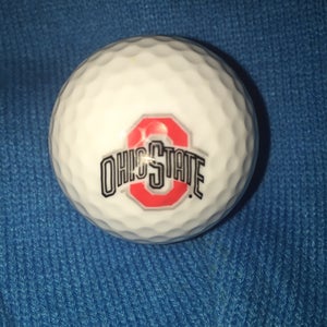 OHIO STATE  GOLF  BALL  White Used  Penn 4 (1 Ball)