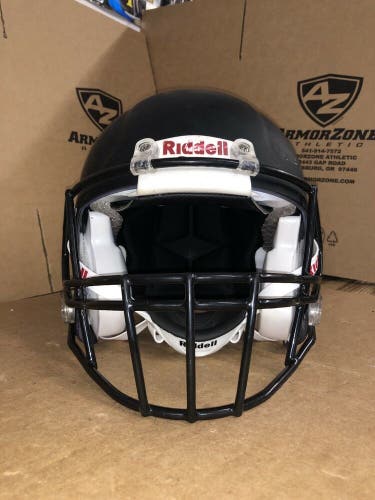 USED RIDDELL SPEED ADULT FOOTBALL HELMET - MEDIUM - FLAT BLACK