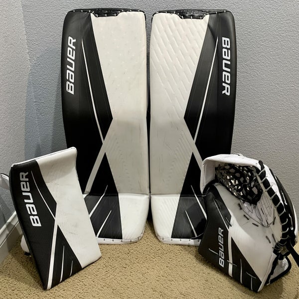 Bauer Supreme UltraSonic Pads / Glove / Blocker Set 34"