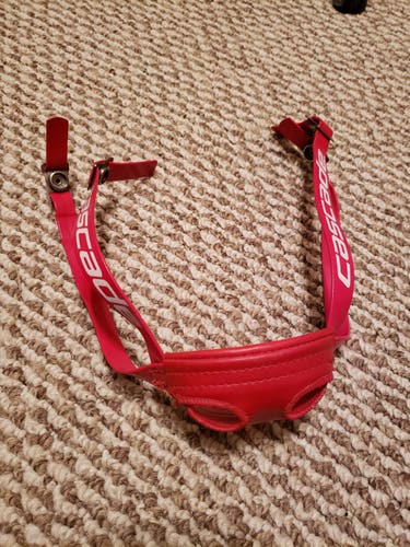 RARE Used Cascade Chin Strap Red