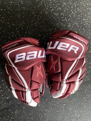 Red Senior Bauer 14"  Vapor X800 Gloves