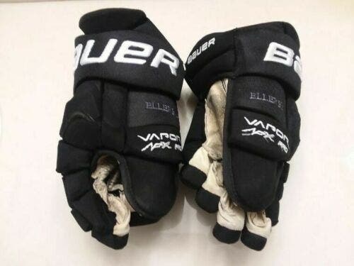 (Los Angeles Kings) Keaton Ellerby game-worn Bauer Pro gloves size 14 (name embroidered on thumbs)