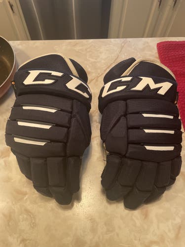 Blue Used CCM 13" Tacks 4 Roll Pro Gloves