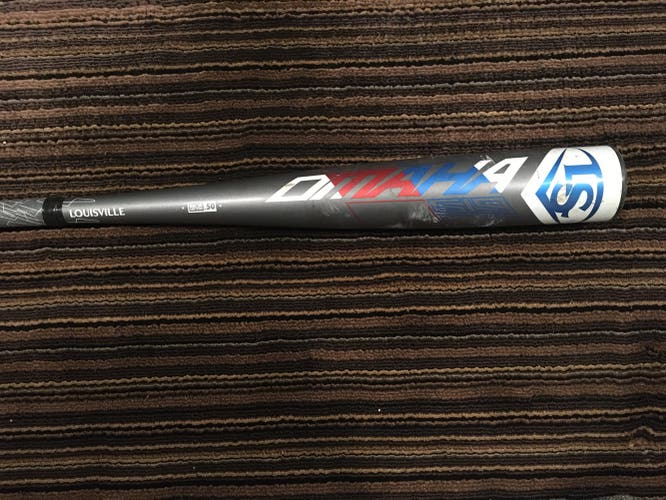 Used High School/College BBCOR Certified 2020 Louisville Slugger Alloy Omaha Bat (-3) 27 oz 30"