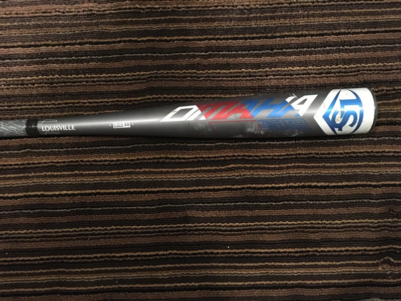 Used High School/College BBCOR Certified 2020 Louisville Slugger Alloy Omaha Bat (-3) 27 oz 30"