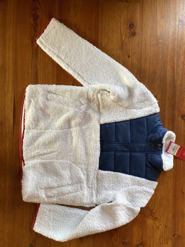 White Women's Medium Spyder Fleece Jacket