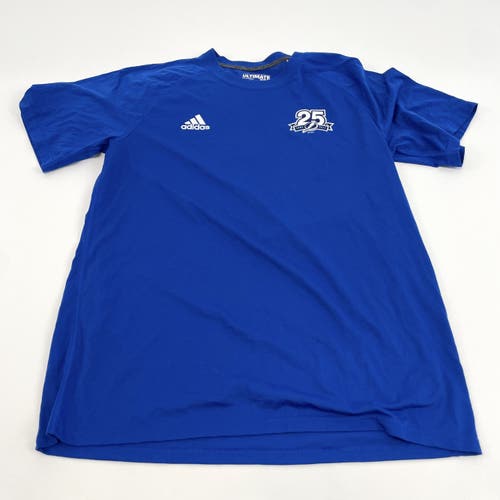Royal Blue 25th Anniversary Adidas T-Shirt | Tampa Bay Lightning | Adult Large
