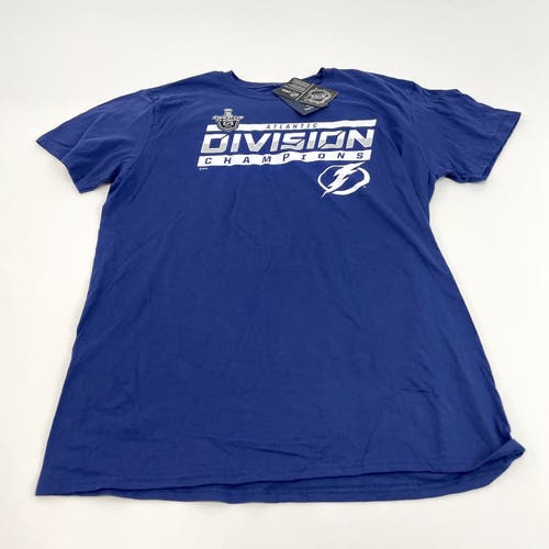 Blue Fanatics 2019 NHL Atlantic Division Champions T-Shirt | Tampa Bay Lightning